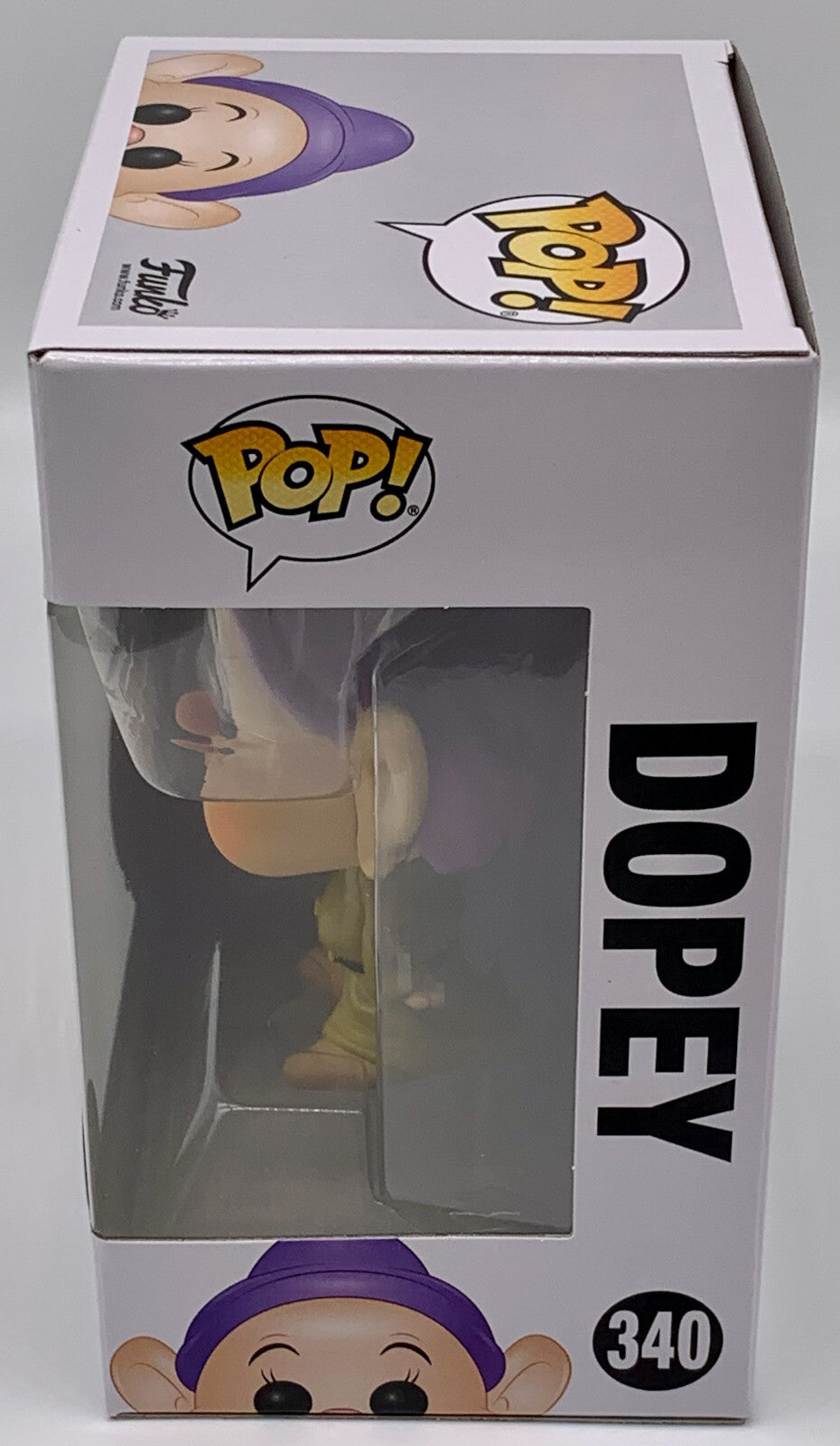 Snow White and the Seven Dwarfs Dopey Pop #340 Funko 2022