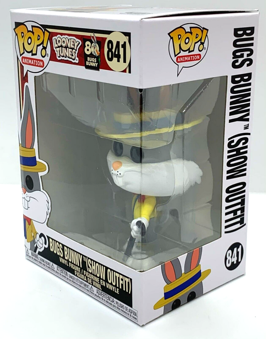 Bugs Bunny Show Outfit Pop #841 Looney Tunes 80th Anniversary Funko Pop 2020