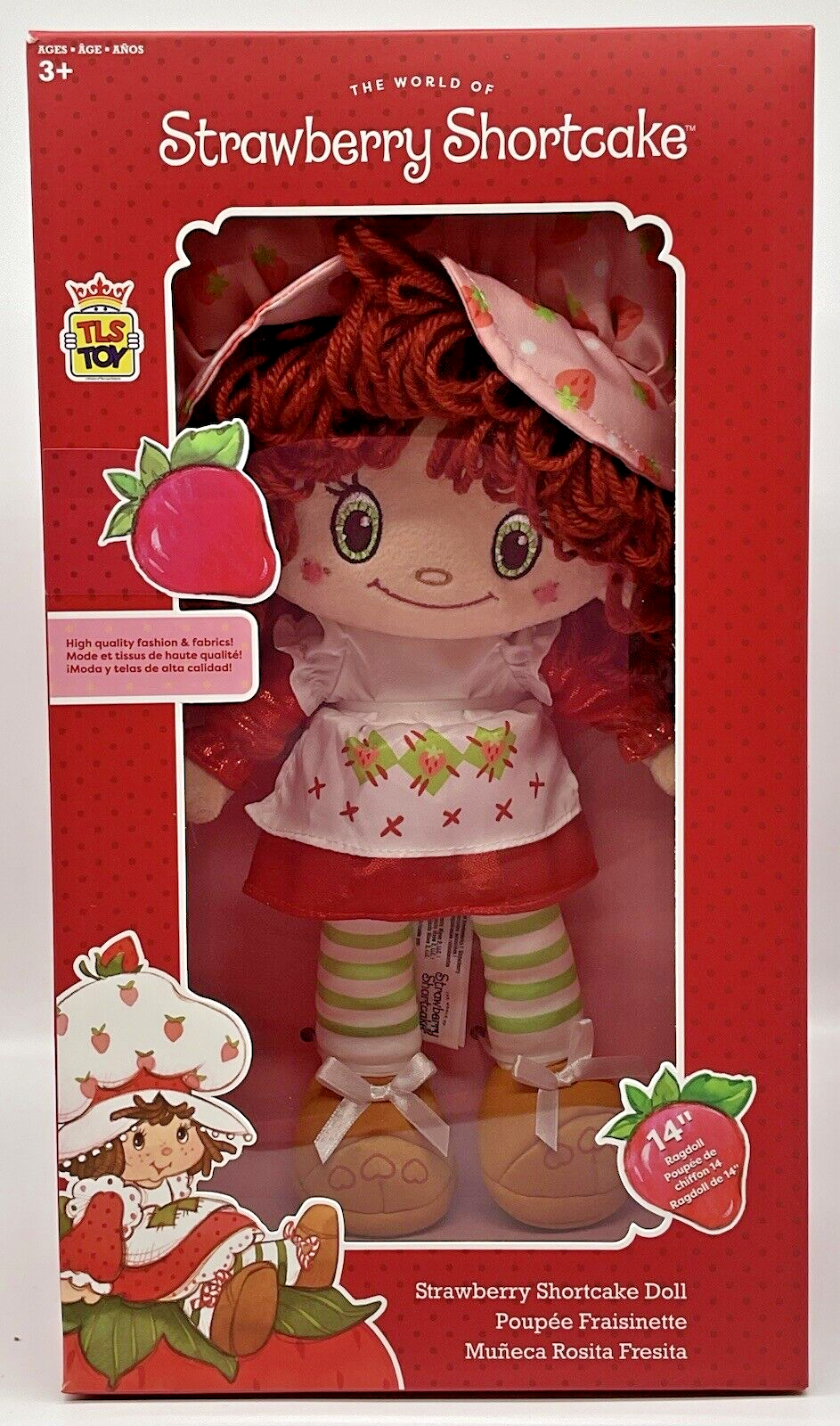 Strawberry Shortcake Rag Doll The World of Strawberry Shortcake 14 Inch Doll