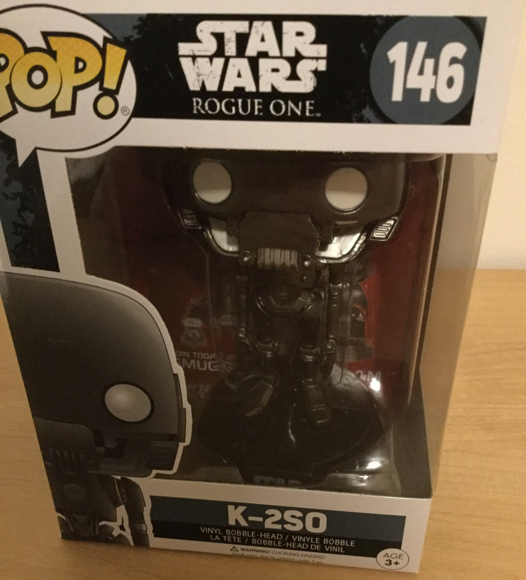 Star Wars Rogue One K-2SO Pop #146 Bobble Head Funko Pop 2016 Star Wars Vaulted