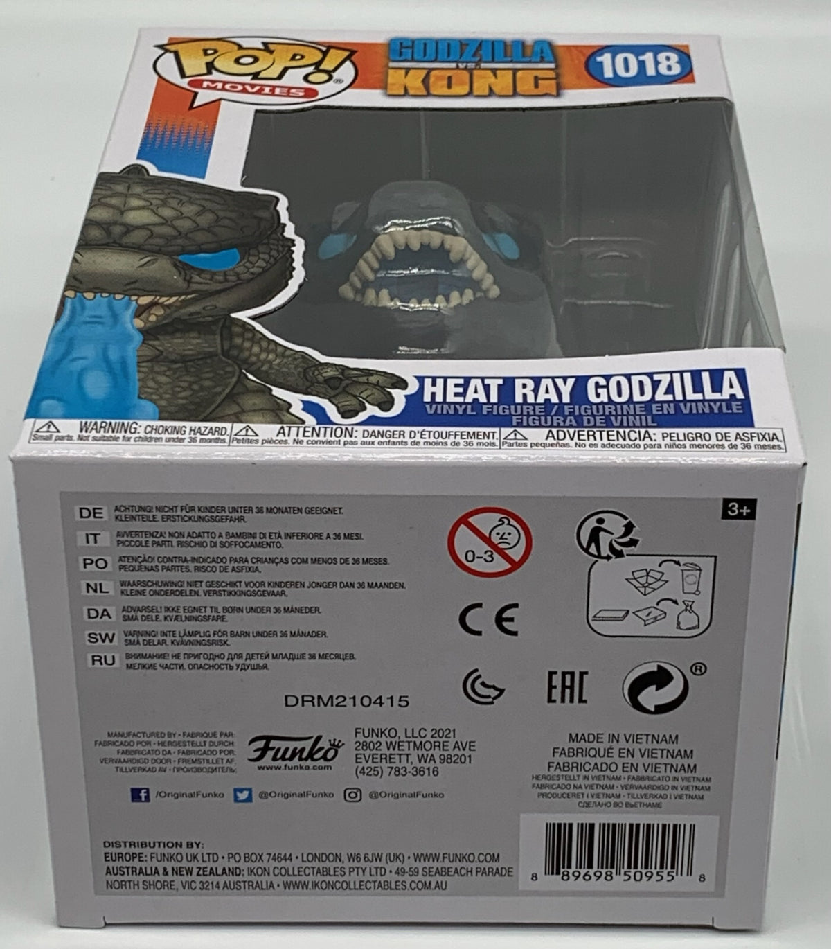 Godzilla vs Kong Heat Ray Godzilla Pop #1018 Funko Pop Movies  2021