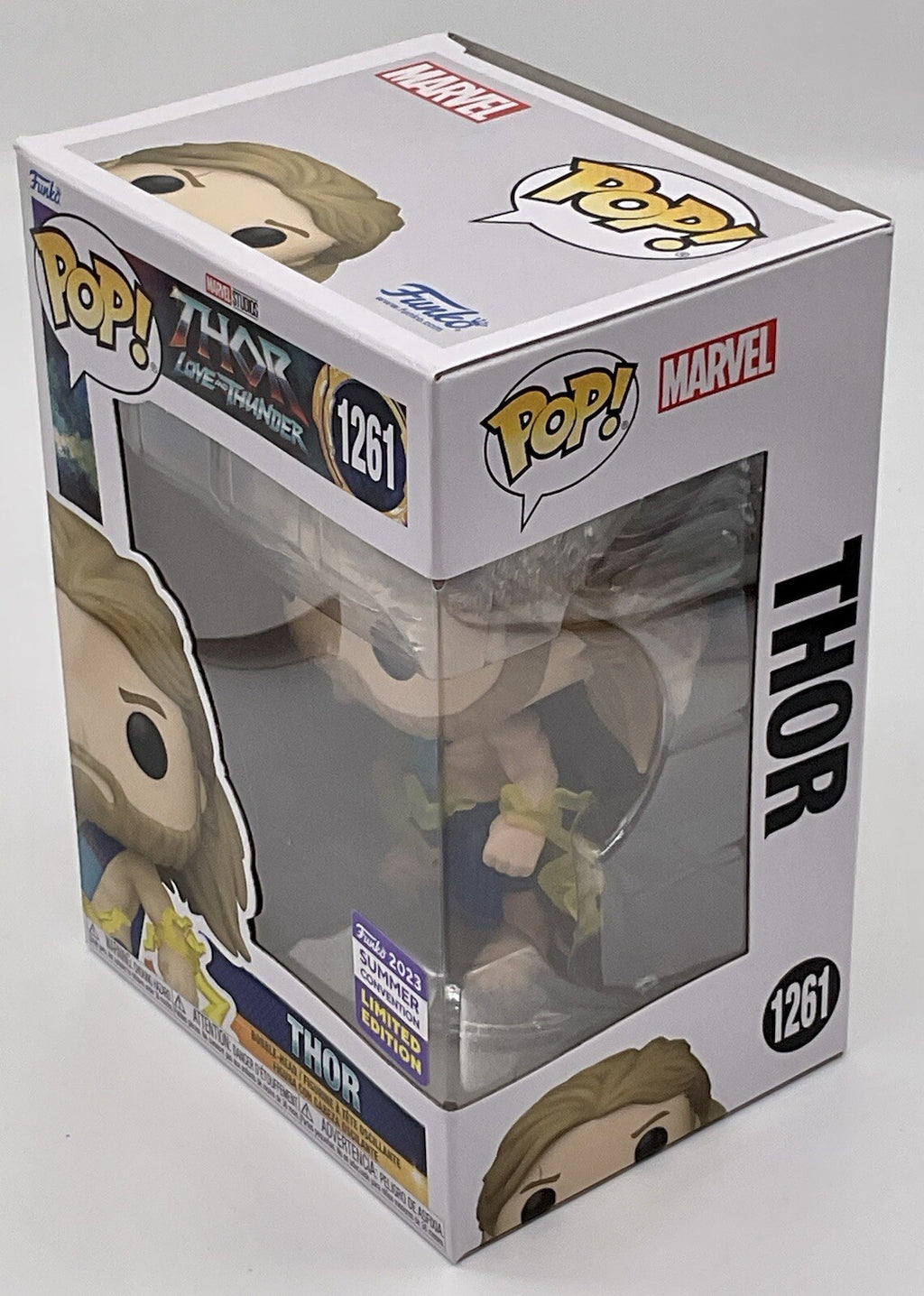 Thor Pop #1261 Thor Love + Thunder Funko 2023 SDCC Exclusive with Protector