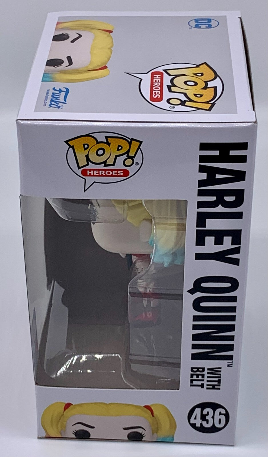 Harley Quinn with Belt Pop #436 DC Super Heroes Funko 2022 PX Exclusive Limited