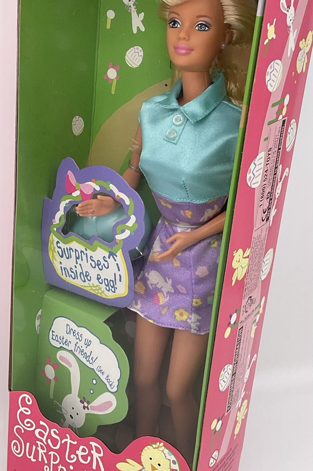 Easter Surprise Barbie Special Edition 1998 Never Removed from Box Mattel