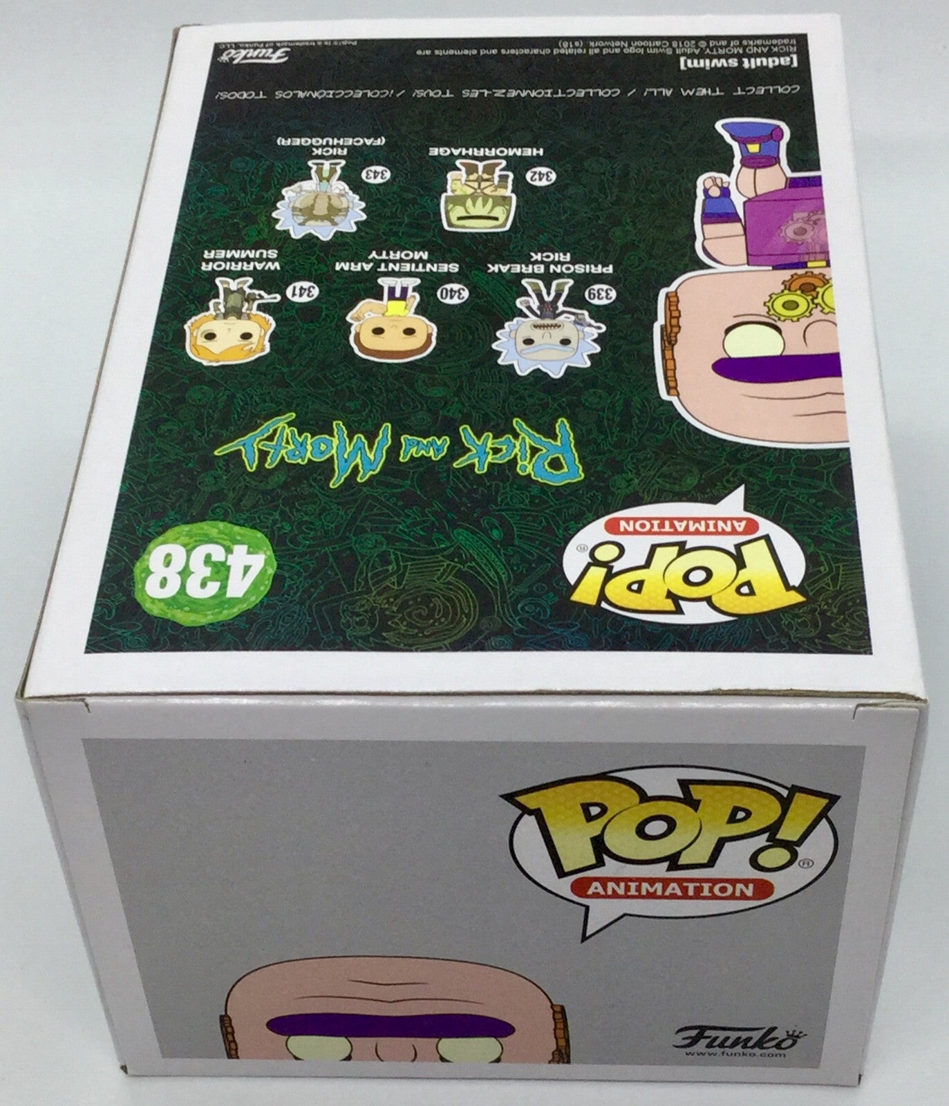 Gearhead Pop #438 Rick and Morty 2018 NYCC Vaulted Exclusive Limited Edition 