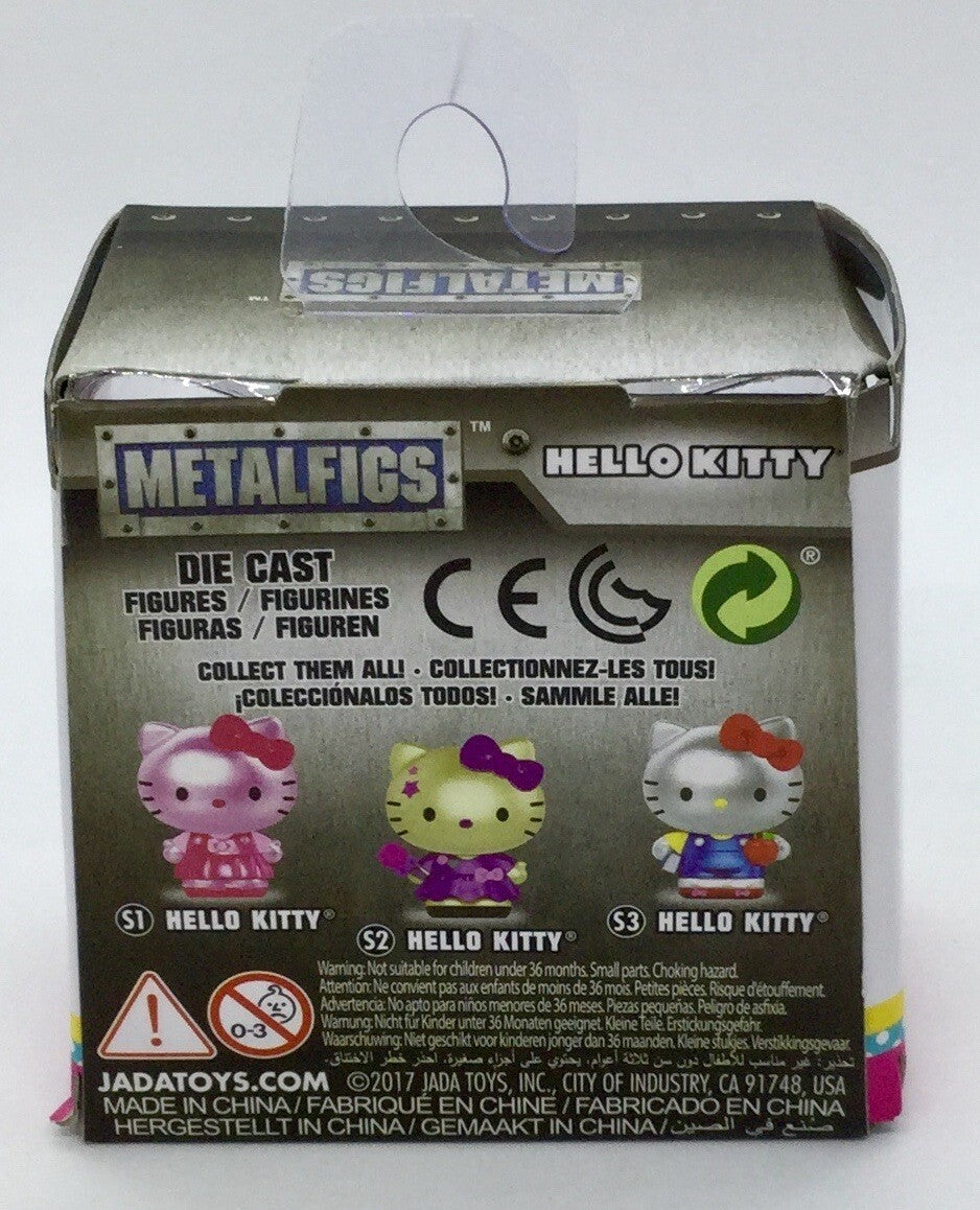 Hello Kitty 2 ½ inch Nano MetalFigs Mini Figure 2023 S1 Pink Dress Die Cast