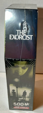 The Exorcist 500 Piece Puzzle Coffin Shaped Box includes Puzzle Art Poster