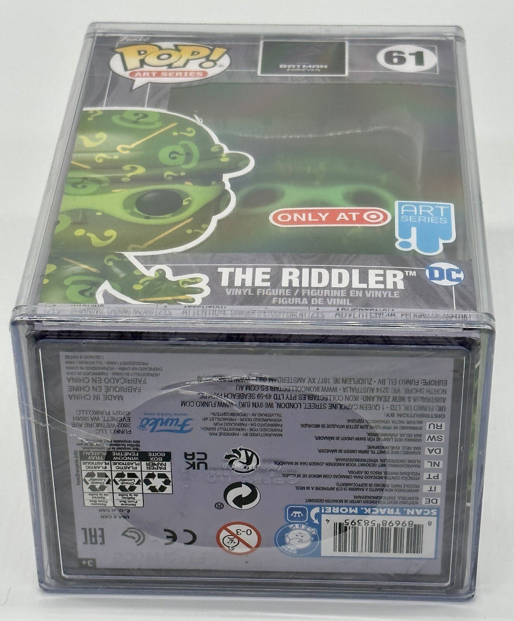 The Riddler Pop #61 Batman Forever Art Series Target Exclusive in Hard Protector