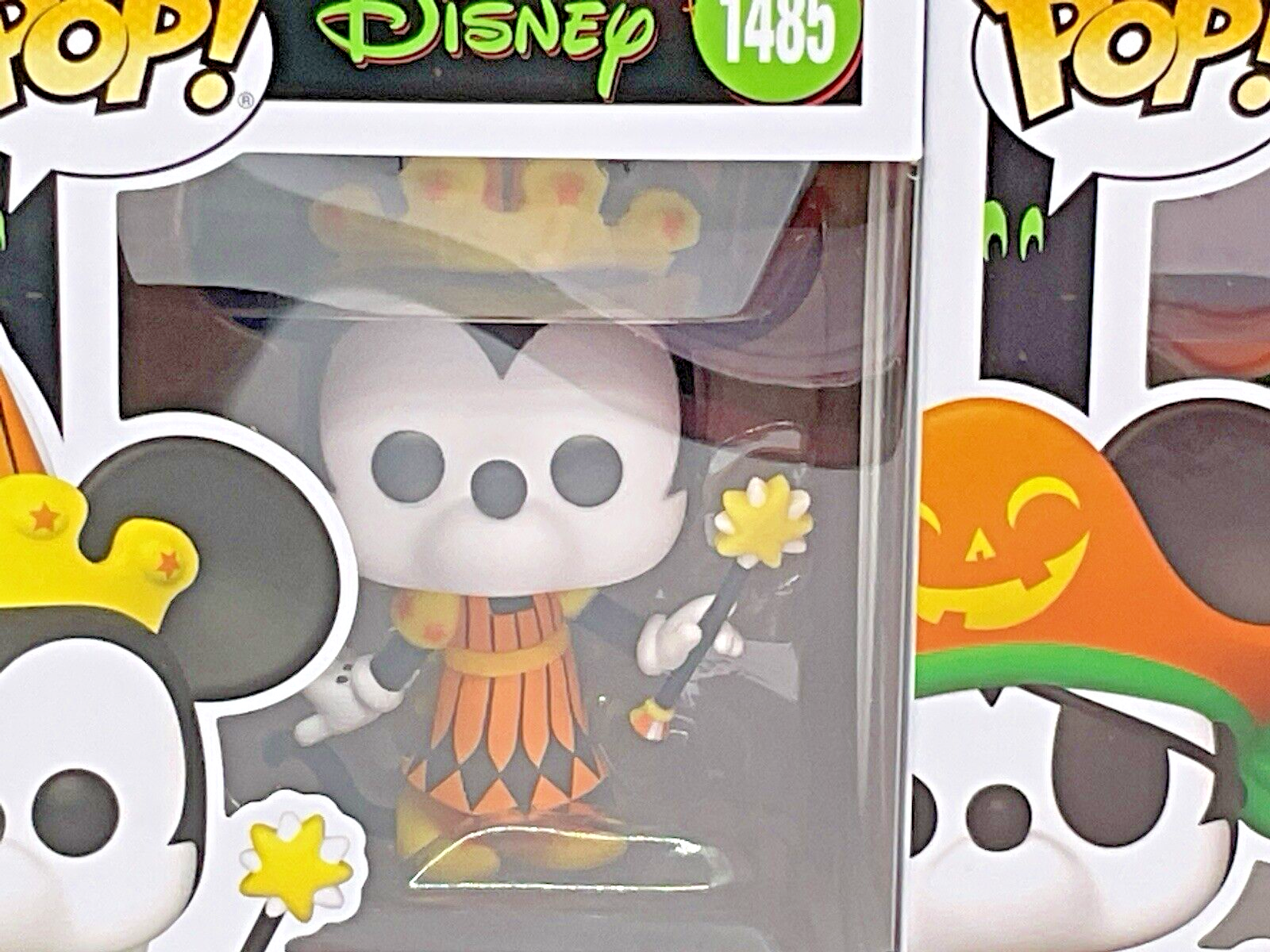 Mickey Mouse Pop #1486 + Minnie Mouse Pop #1485 Funko Halloween  2 Piece Set