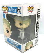 Ellen Degeneres Pop #618 Ellen Funko 2018 Vaulted in a Pop Protector