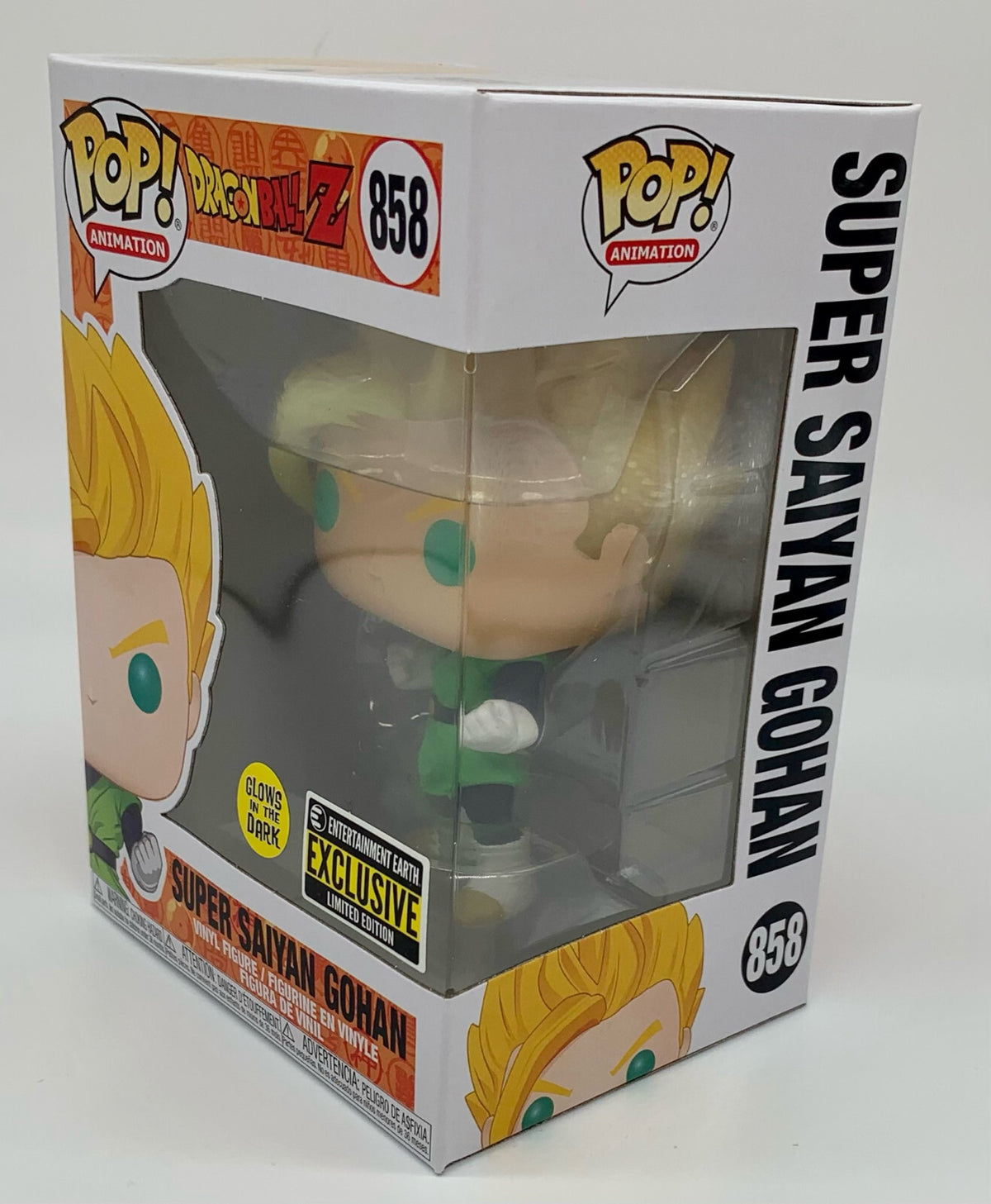 Super Saiyan Gohan Pop #858 Glows EE Exclusive Dragon Ball Z Funko Pop 2020