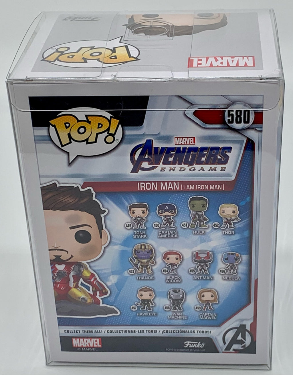 Iron Man (I am Iron Man) Pop #580 Glows Metallic PX Exclusive Funko 2020 Marvel