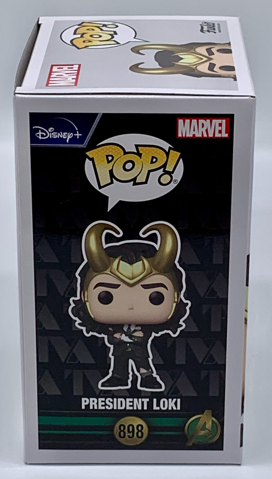 President Loki Pop #898 Marvel Studios Loki Funko Pop 2021 in Pop Protector