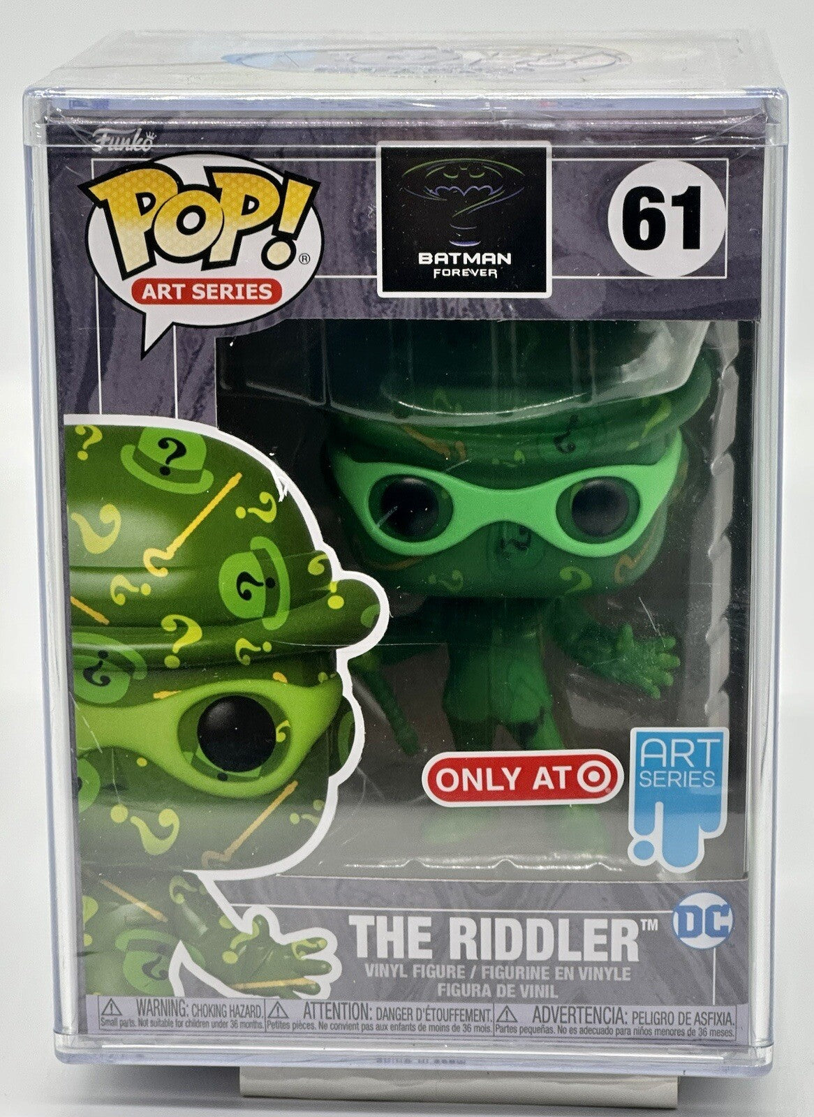 The Riddler Pop #61 Batman Forever Art Series Target Exclusive in Hard Protector