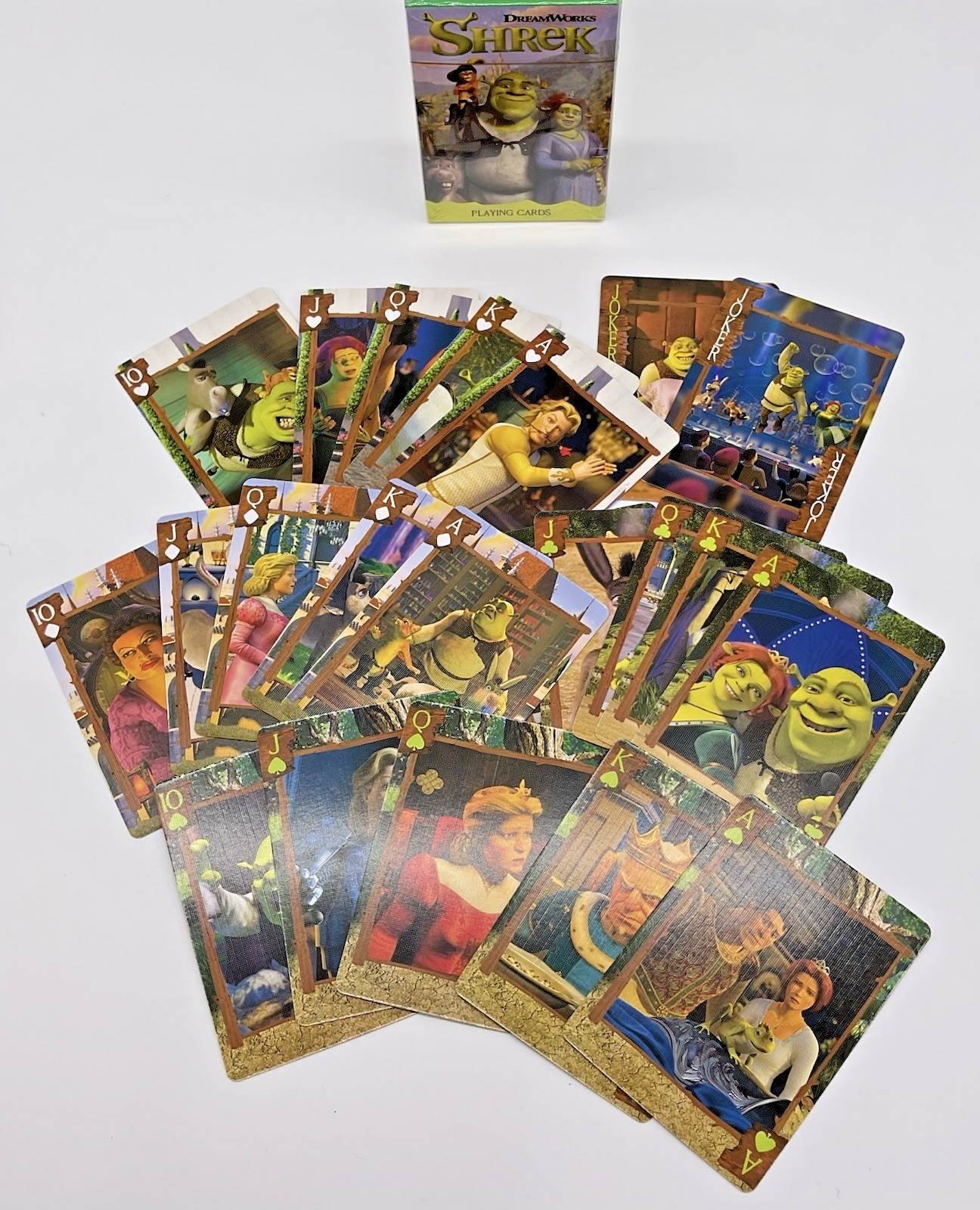 Shrek Playing Cards Dreamworks Aquarius Standard Sized Deck Playing Cards Shrek