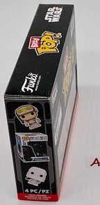 Star Wars Funko Bitty Pop 4-Pack with Stackable Shelf 2025 (A)