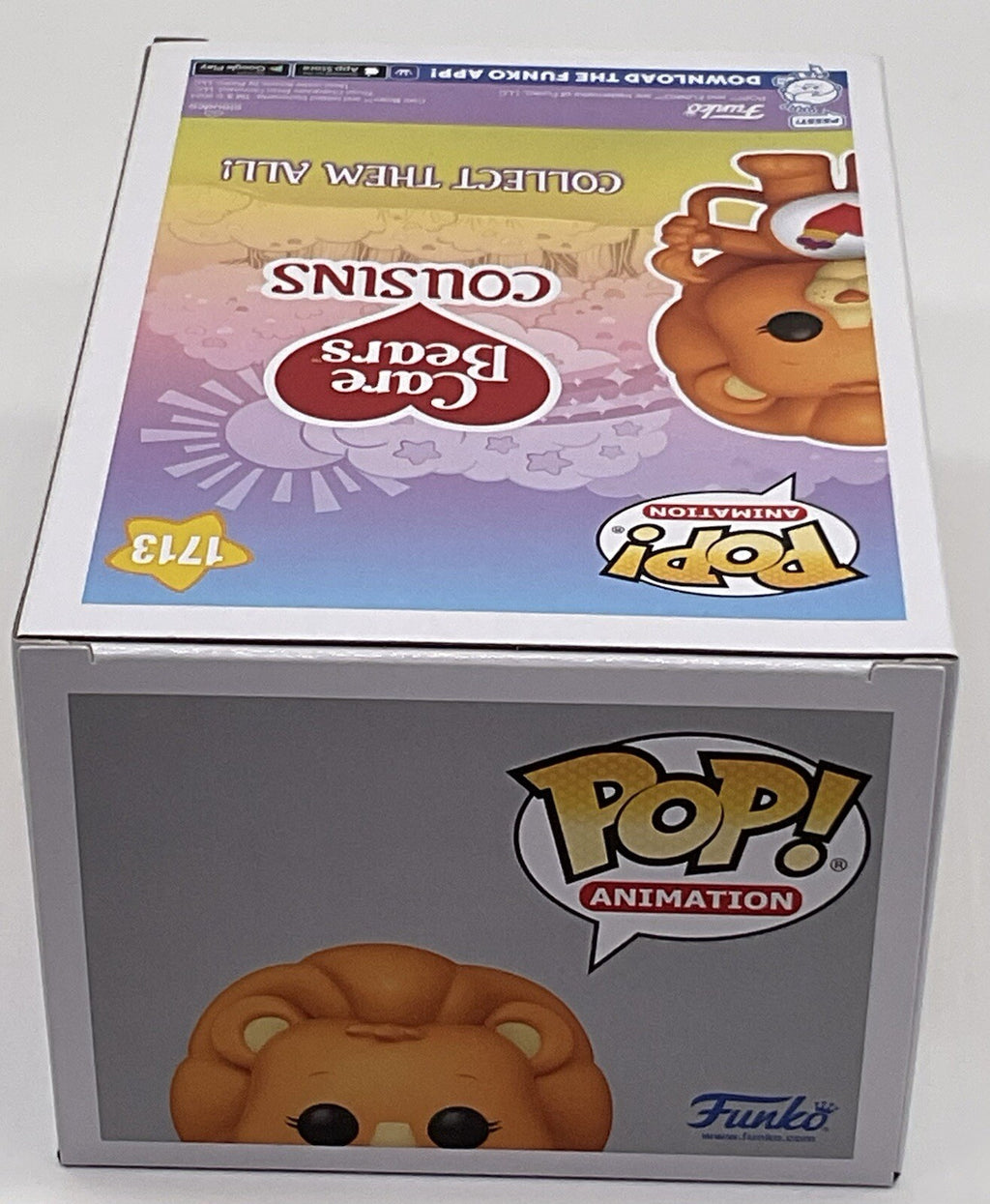 Brave Heart Lion Pop #1713 Care Bears Cousins Funko Pop Animation 2024