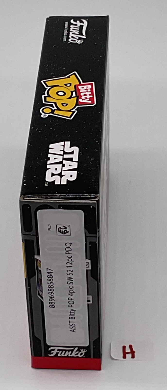 Star Wars Funko Bitty Pop 4-Pack with Stackable Shelf 2025 (H)