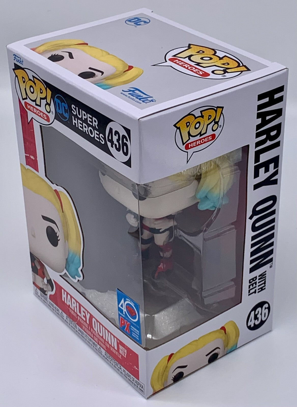 Harley Quinn with Belt Pop #436 DC Super Heroes Funko 2022 PX Exclusive Limited