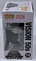 Vision 50's Black & White Pop #714 Funko Wanda Vision Marvel Minor Box Damage