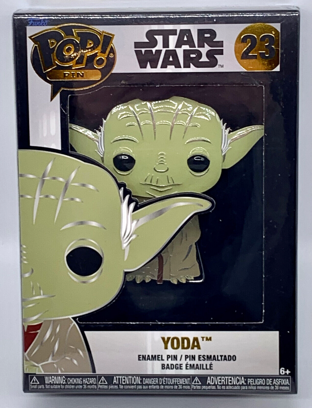 Star Wars Yoda Funko Pop Pin #23 Star Wars 2021