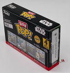 Star Wars Funko Bitty Pop 4-Pack with Stackable Shelf 2025 (H)