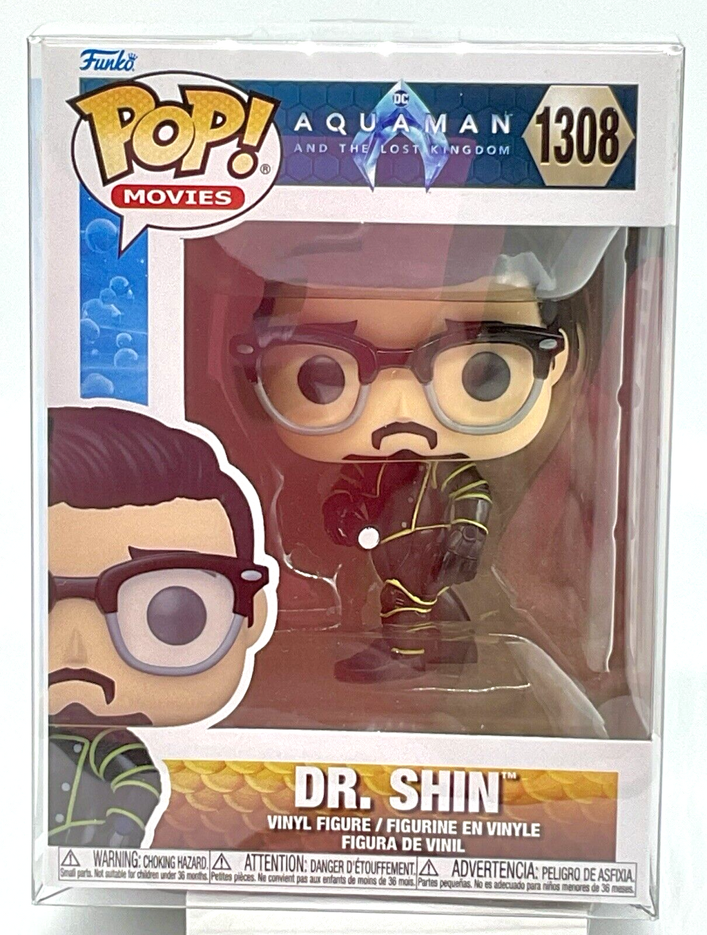 Dr. Shin Pop #1308 DC Aquaman and the Lost Kingdom Funko 2023 Vaulted Protector