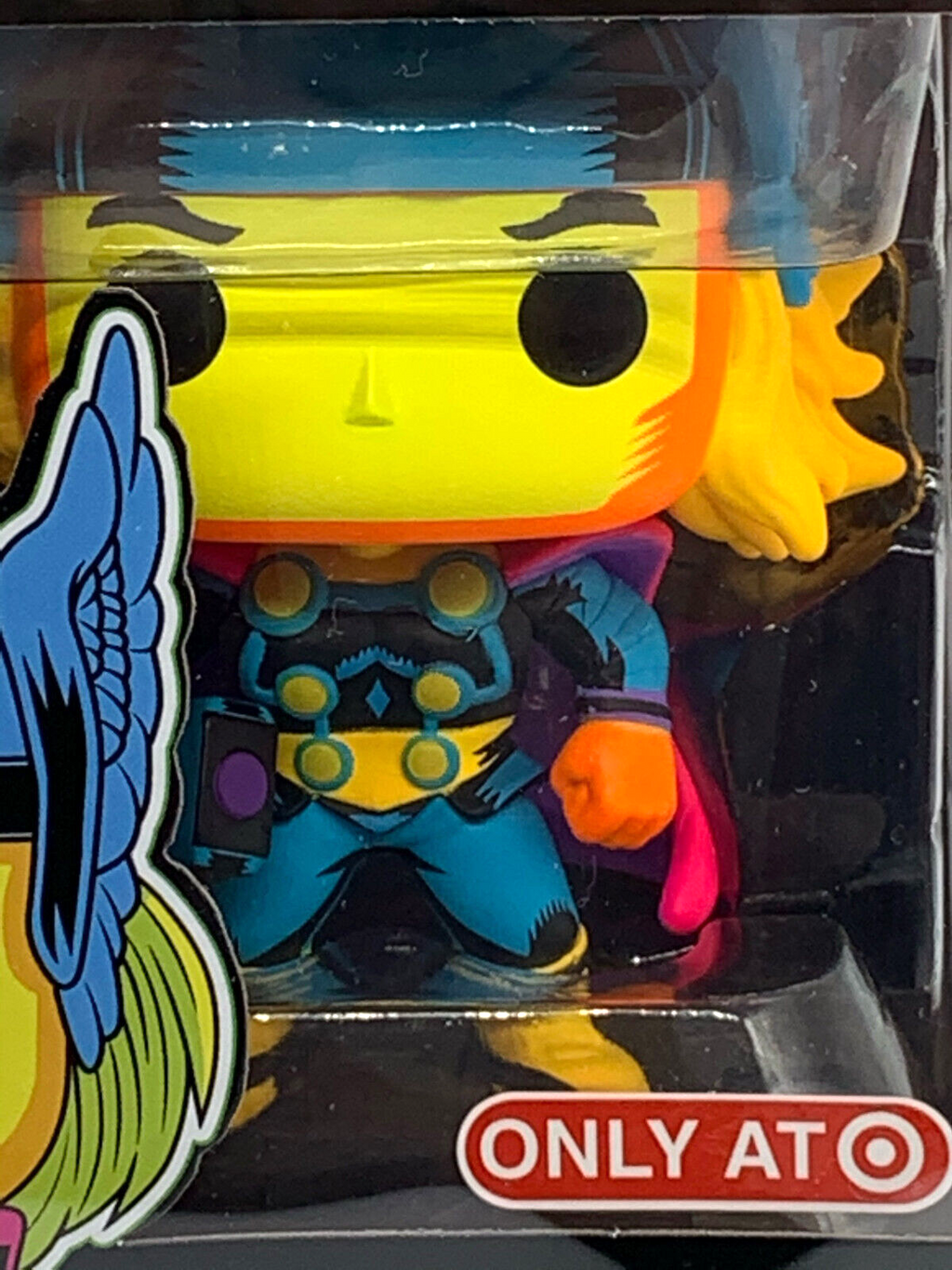 Thor Pop #650 Marvel Funko Pop Target Exclusive Blacklight 2020 in Pop Protector