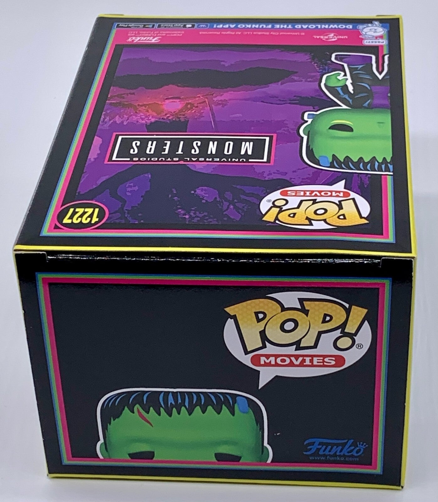 Frankenstein Pop #1227 Black Light Universal Studios Monsters Funko Pop Walgreen