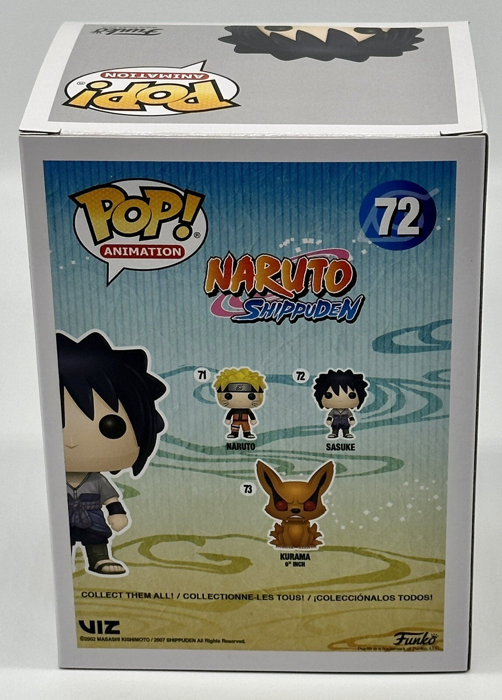 Sasuke Pop #72 Naruto Shippuden Funko Pop Animation 2022