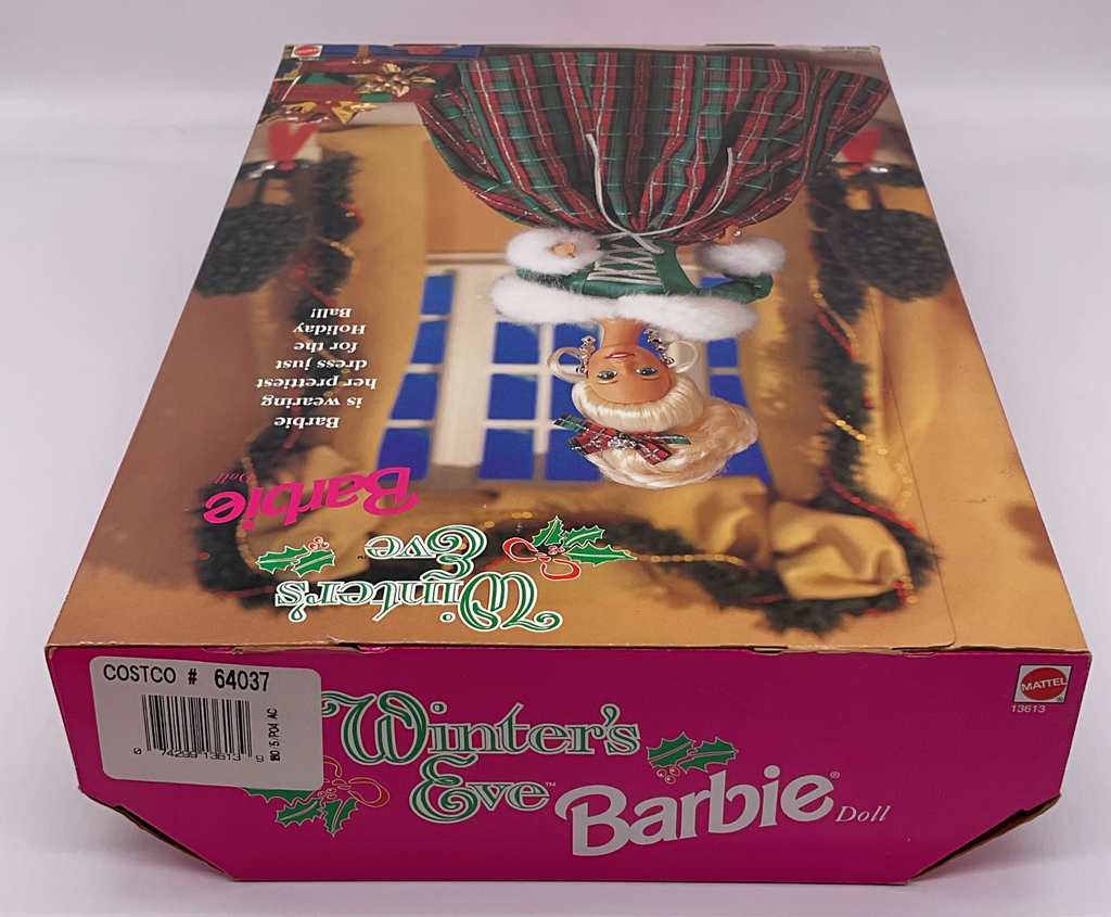 Barbie Doll Winter's Eve Barbie Special Edition 1994 NIB Mattel Plaid Gown