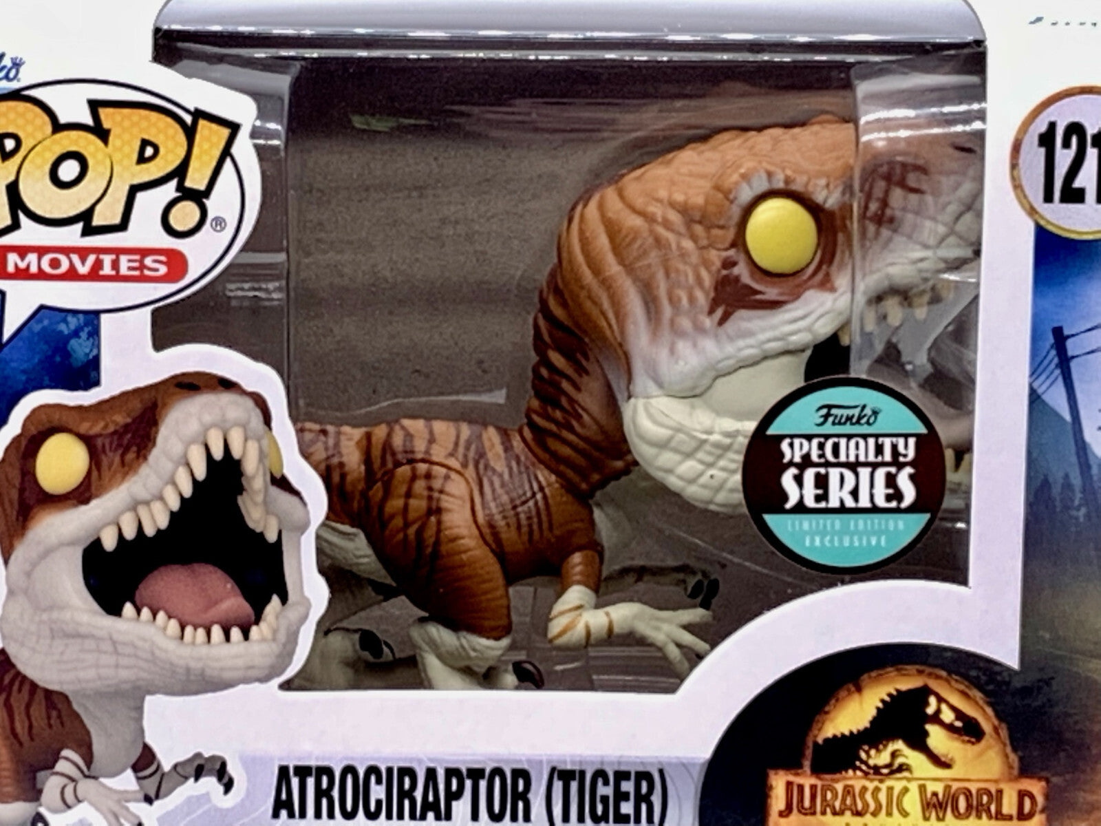 Atrociraptor (Tiger) Pop #1218 Funko Specialty Series Jurassic World Dinosaur