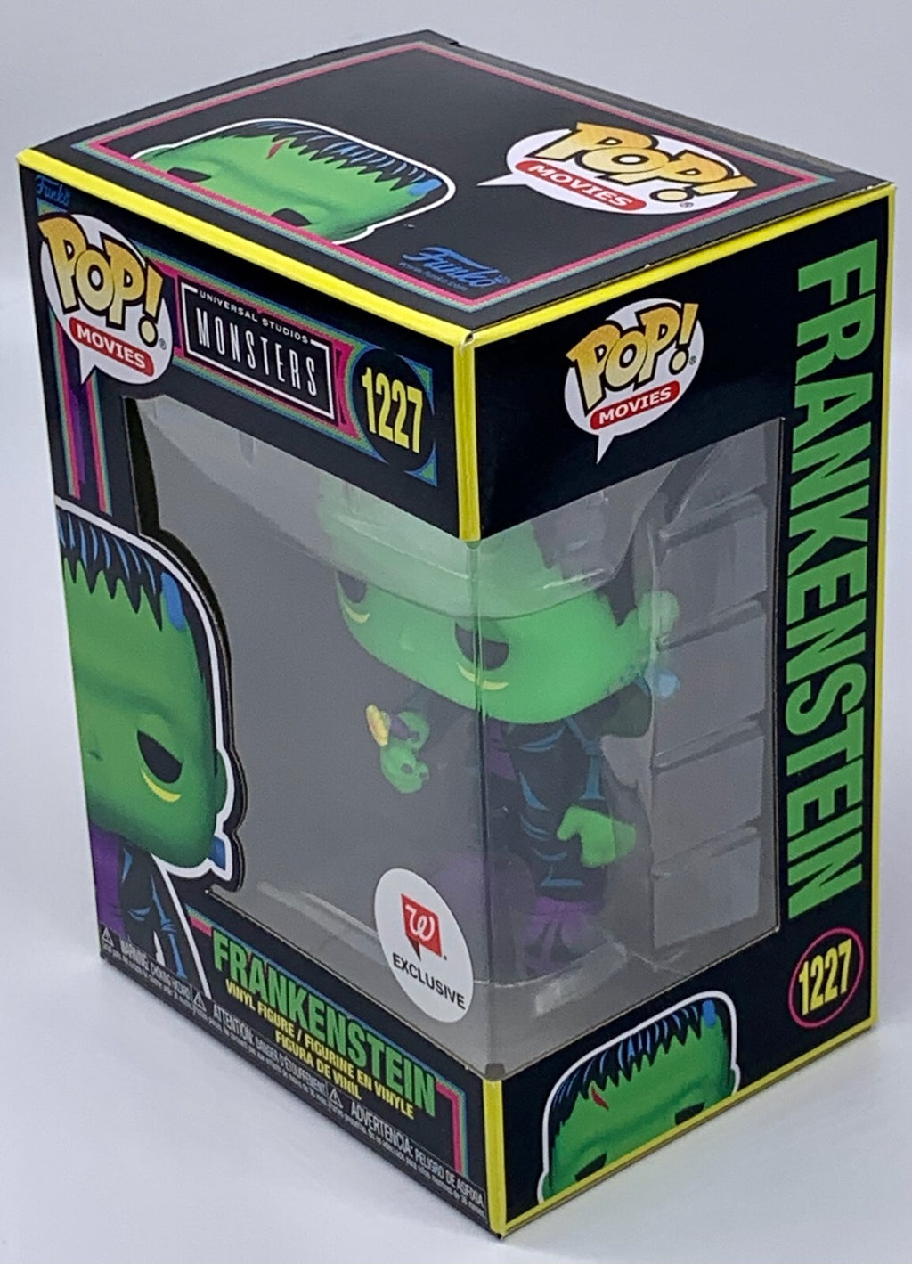 Frankenstein Pop #1227 Black Light Universal Studios Monsters Funko Pop Walgreen