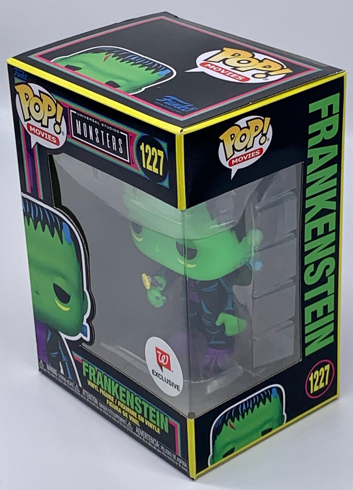 Frankenstein Pop #1227 Black Light Universal Studios Monsters Funko Pop Walgreen