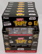 Star Wars Funko Bitty Pop 4-Pack with Stackable Shelf 2025 (C)