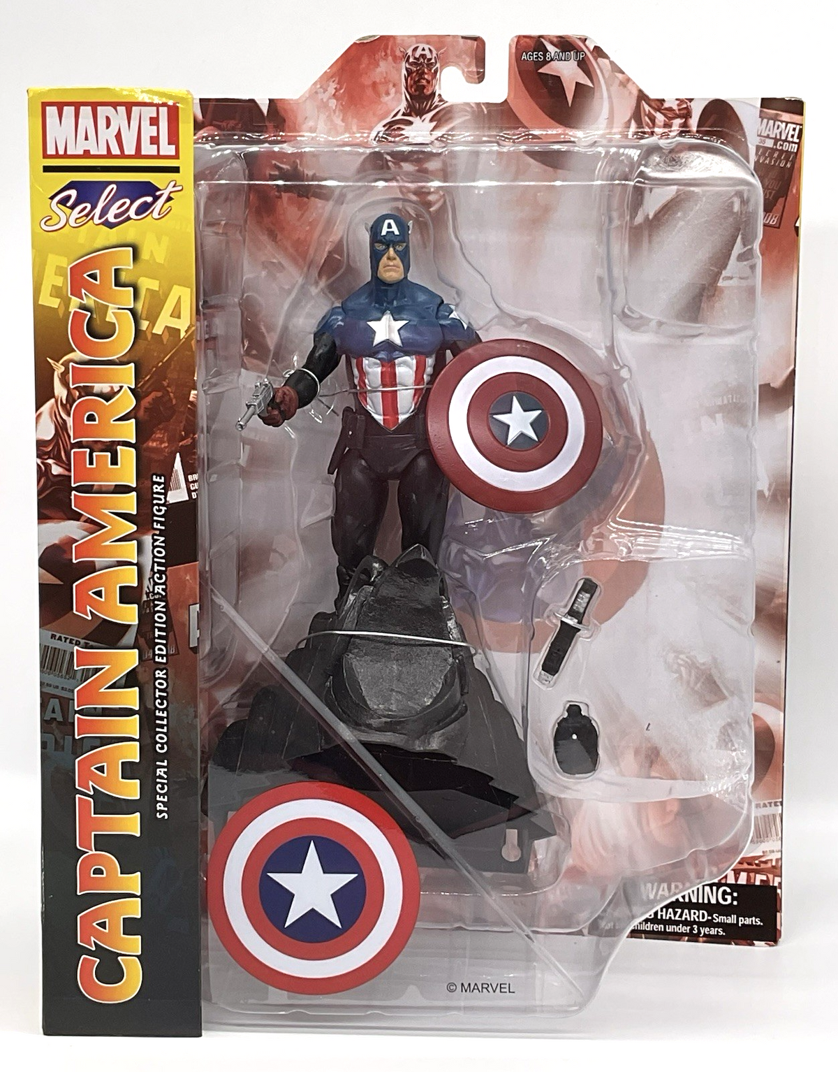 Captain America Marvel Select Action Figure 2021 Figure and Accessories