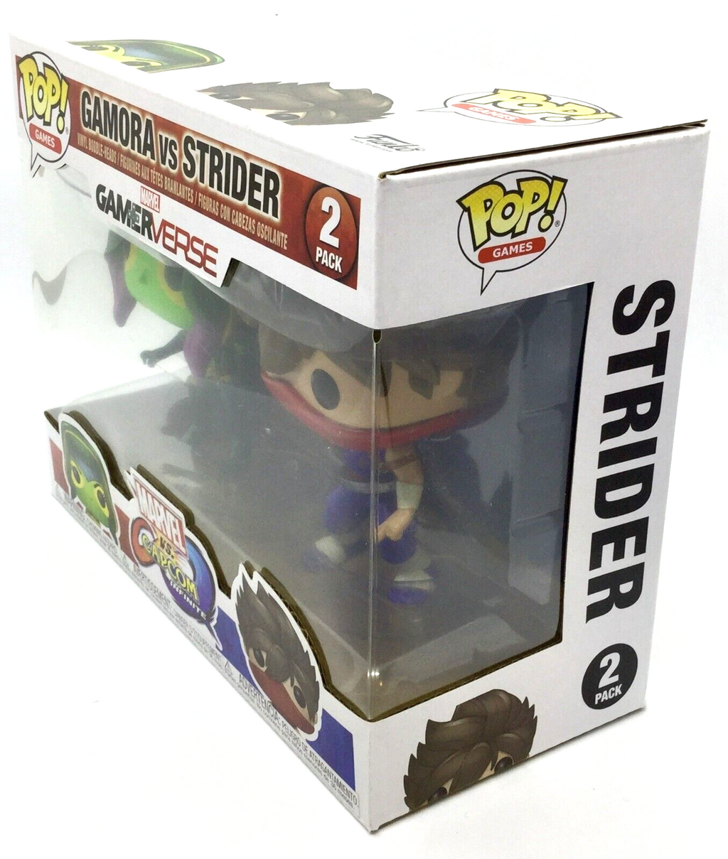 Gamora vs Strider 2 Pack Funko Pop Marvel Gamerverse Marvel vs. Capcom 2017