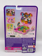 Polly Pocket Care Bears Compact Play Set Mattel 2024 2 Bears 1 Doll, Accessories