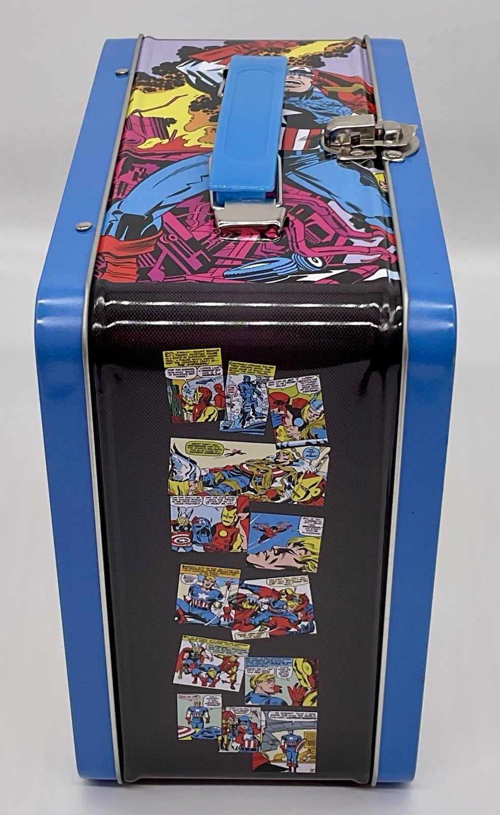 Captain America PX Exclusives Metal Lunch Box with Beverage Container Tin Titans
