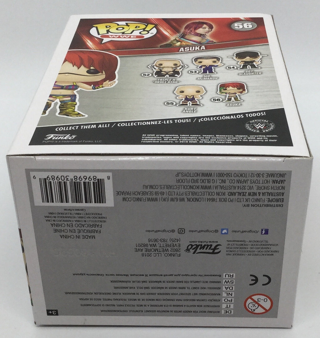 Asuka Pop #56 WWE Vaulted 2018 SDCC Exclusive Limited Edition in a Pop Protector