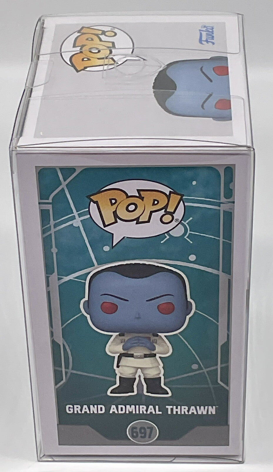 Grand Admiral Thrawn Pop #697 Star Wars 2024 SDCC Limited Edition with Protector