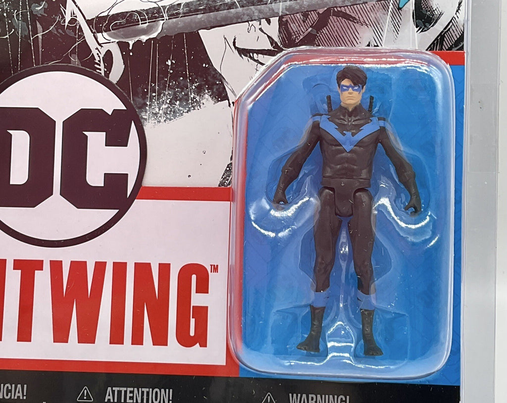 Nightwing Figure and Comic Book Rebirth DC Nightwing 3 in. Figure McFarlane Toys