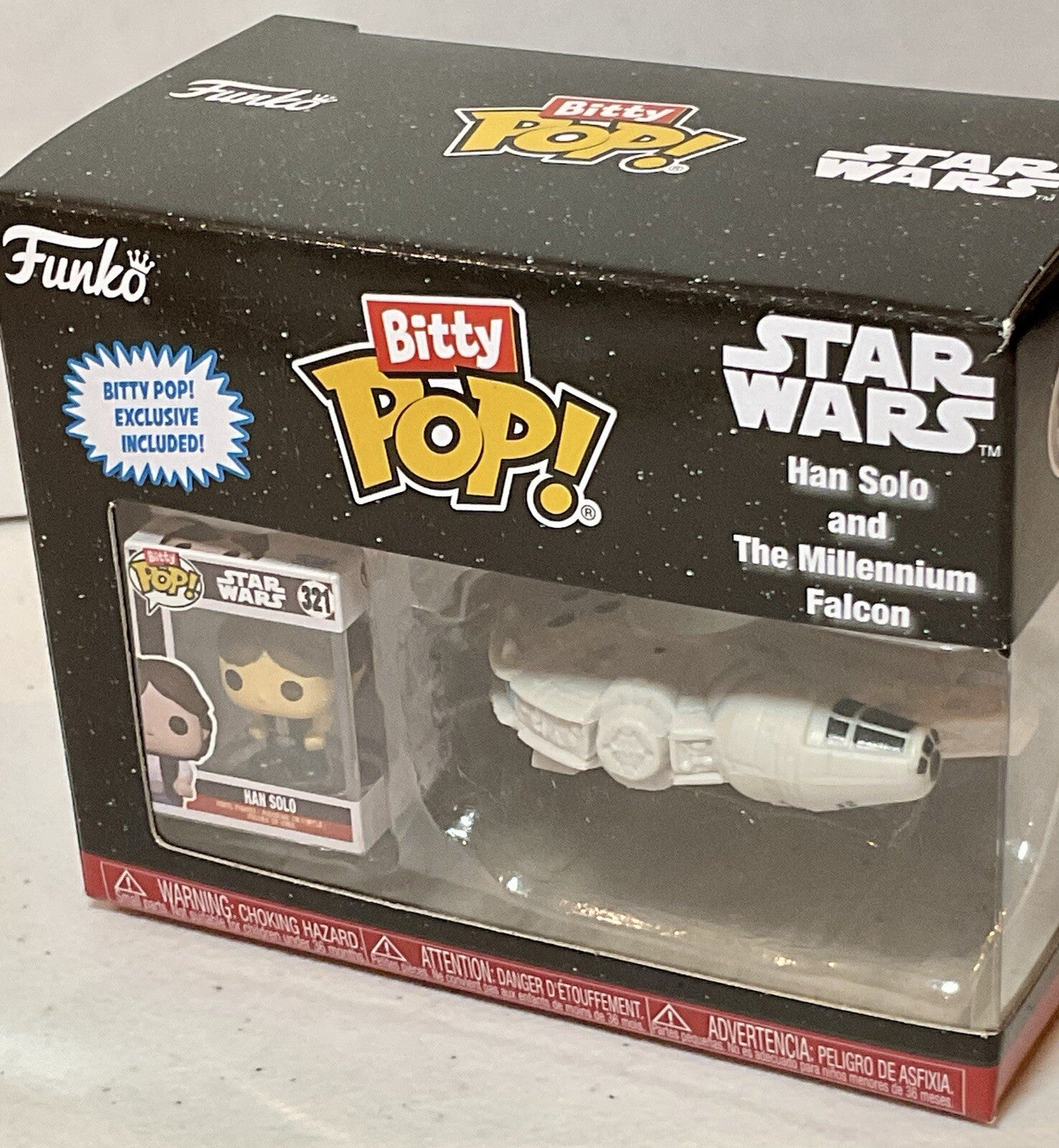 Han Solo And The Millennium Falcon Funko Bitty Pop 2024 Bitty Pop Exclusive