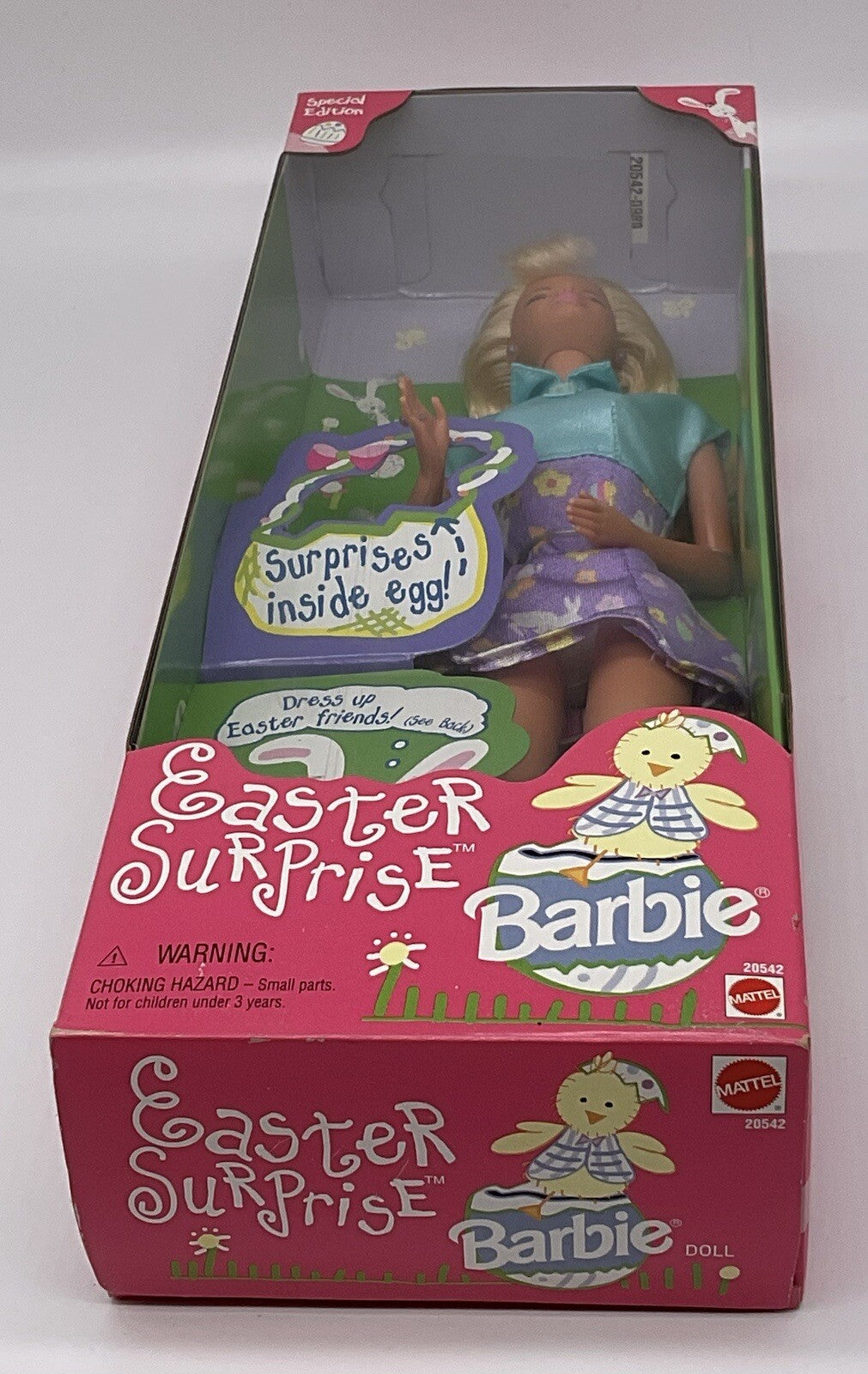 Easter Surprise Barbie Special Edition 1998 Never Removed from Box Mattel