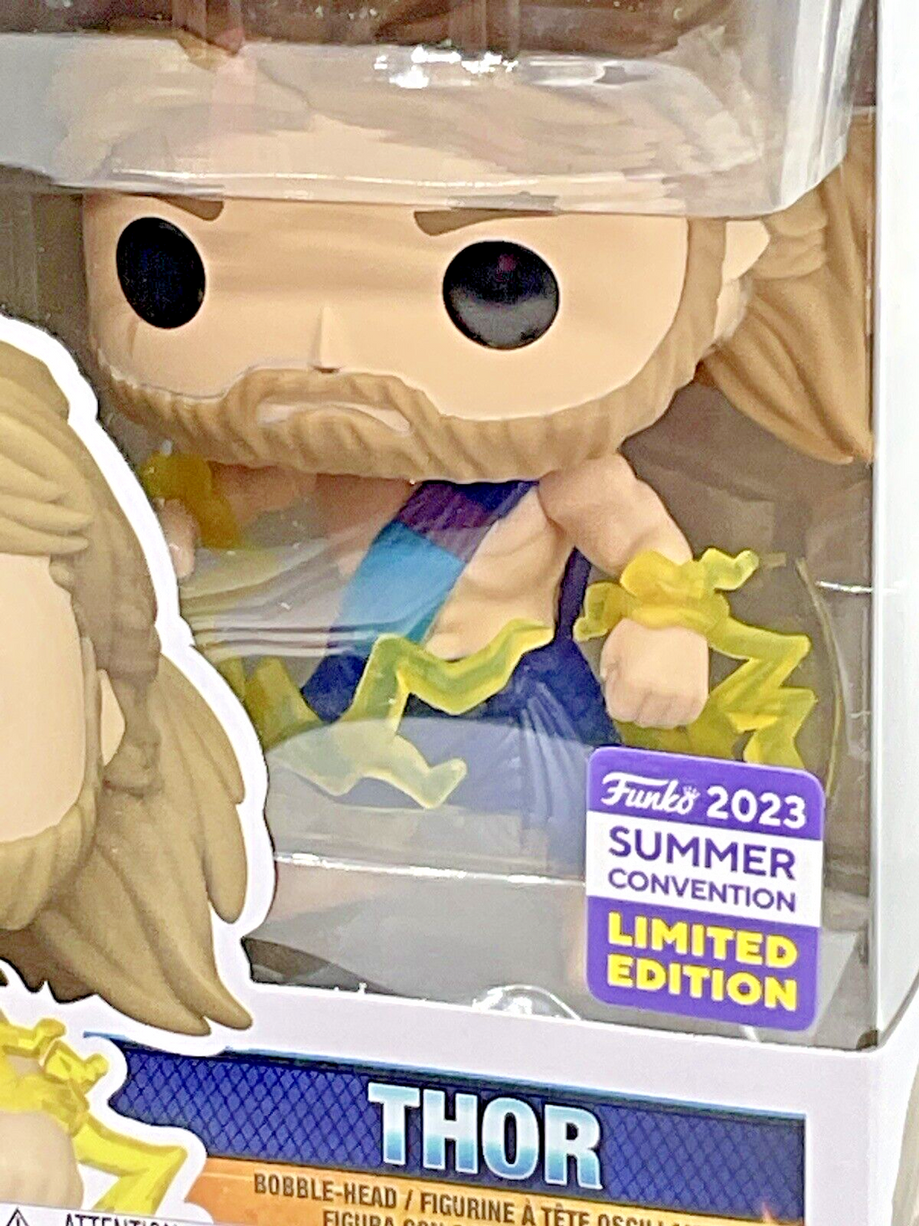 Thor Pop #1261 Thor Love + Thunder Funko 2023 SDCC Exclusive with Protector