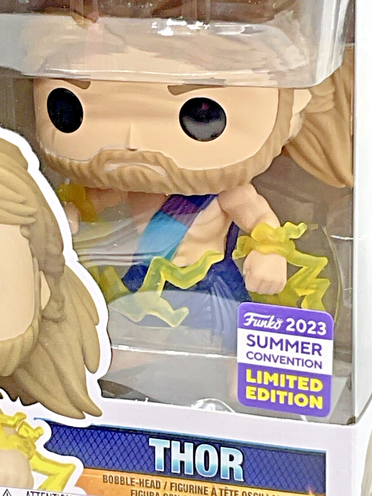 Thor Pop #1261 Thor Love + Thunder Funko 2023 SDCC Exclusive with Protector