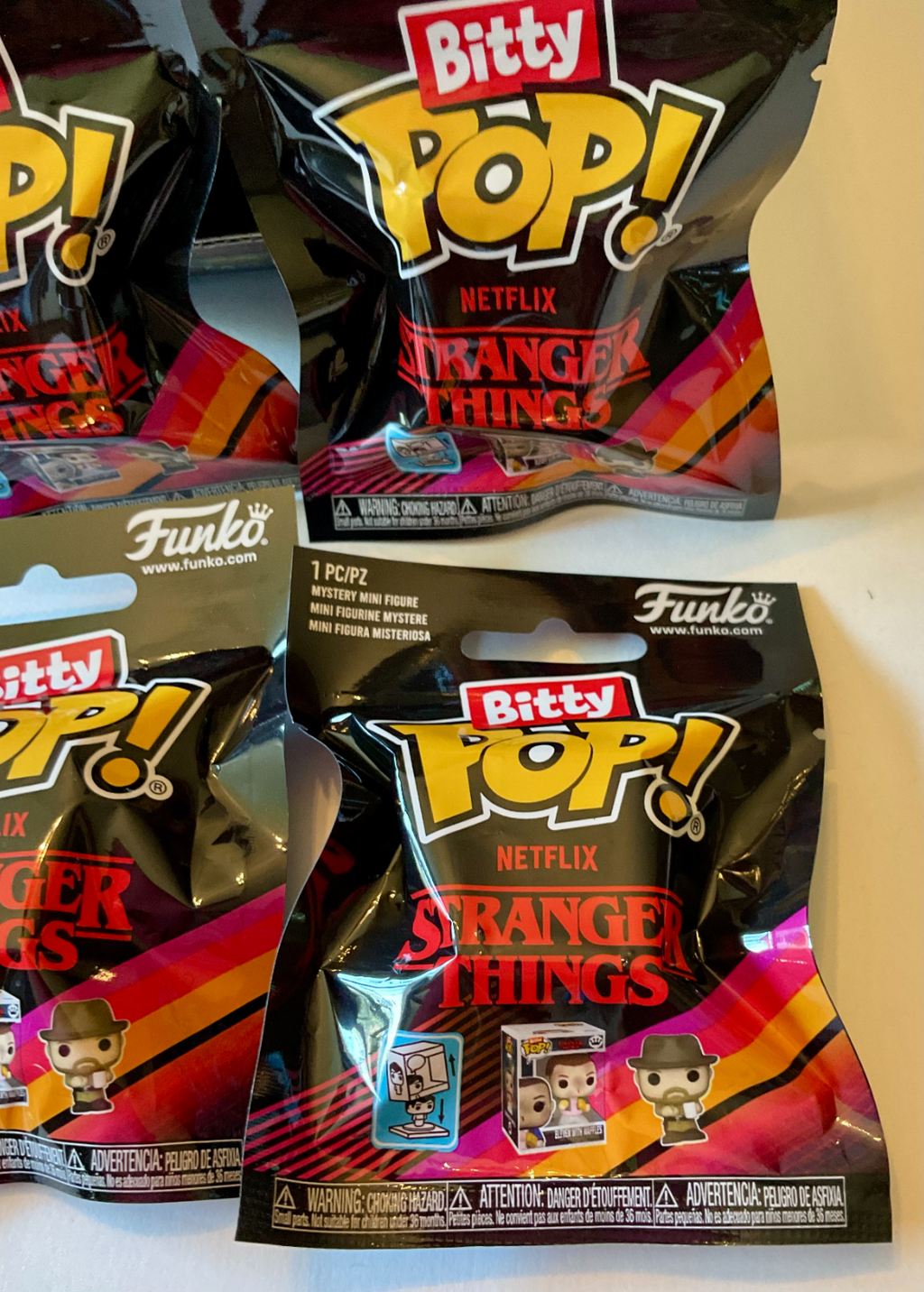 Stranger Things Funko Bitty Pop Set of 4 Blind Bags Season 1 Funko 2026