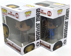 George Jefferson Pop #509 and Louise Jefferson Pop #510 Set Funko 2018 Vaulted