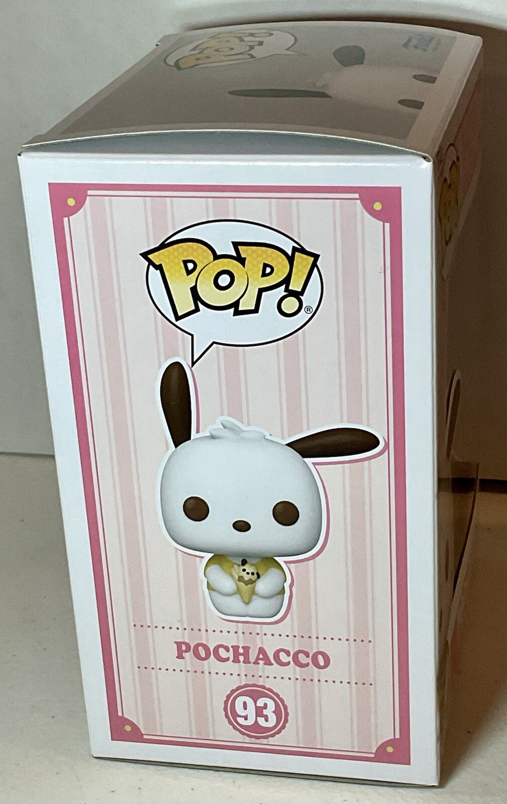 Pochacco Pop #93 Hello Kitty and Friends Funko 2024 Pochacco with Ice Cream