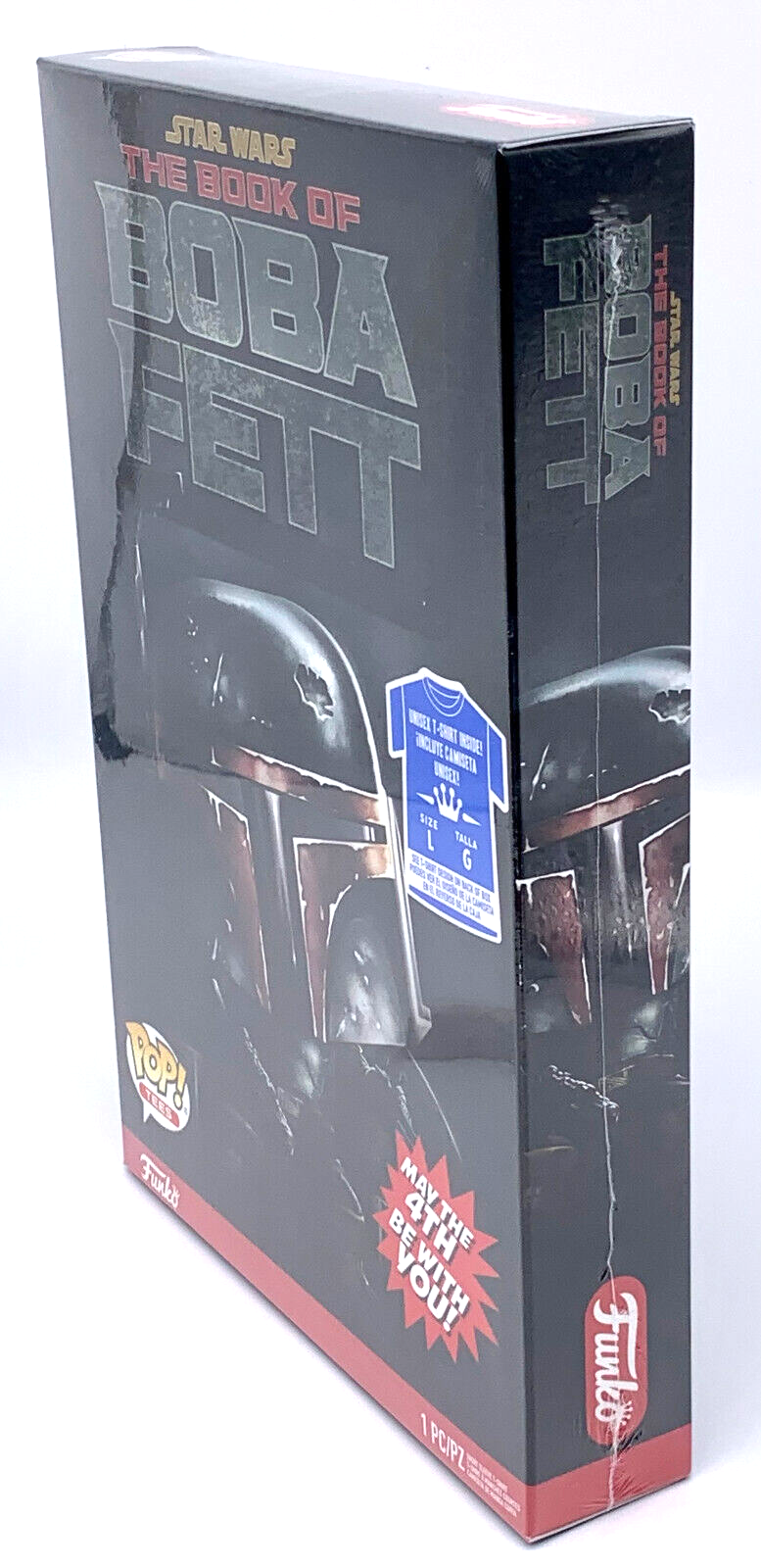 Star Wars The Book of Boba Fett Funko Pop Tee Size Large Unisex Boxed t-shirt